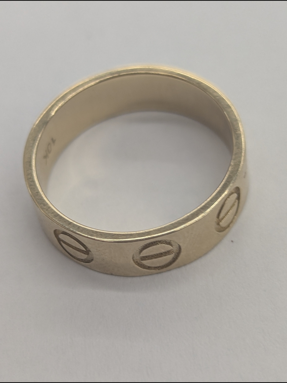 10kt Real Gold Women's Ring Size 7 - Picture 5 of 8